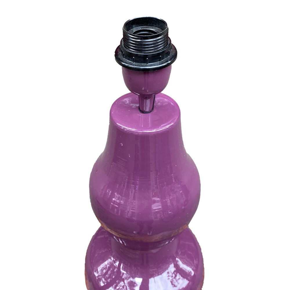 Colmore - Tafel Lamp Donker Paars Metaal 19x55cm geëmailleerd