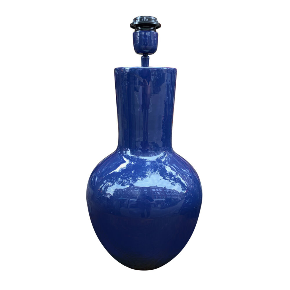 Colmore - Tafel Lamp Indigo Blauw Metaal 25x48cm geëmailleerd
