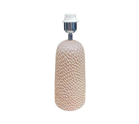 Colmore - Tafel Lamp Voet Taupe Kunststof 14x28cm