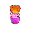 WernerVoss - Kandelaar Kristal Fuchsia-Helder-Oranje Glas 6x10cm + waxinehouder WernerVoss - Kandelaar Kristal Fuchsia-Helder-Oranje Glas 6x10cm + waxinehouder
