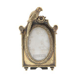 Melting Pot - Fotolijstje Papegaai Bloem Antiek Goud 16x27cm - foto 10x15cm Melting Pot - Fotolijstje Papegaai Bloem Antiek Goud 16x27cm - foto 10x15cm