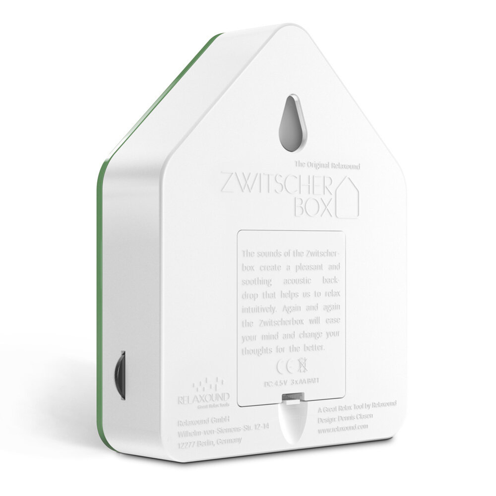 Zwitscherbox - Vogelhuisje met Bewegingssensor Groen