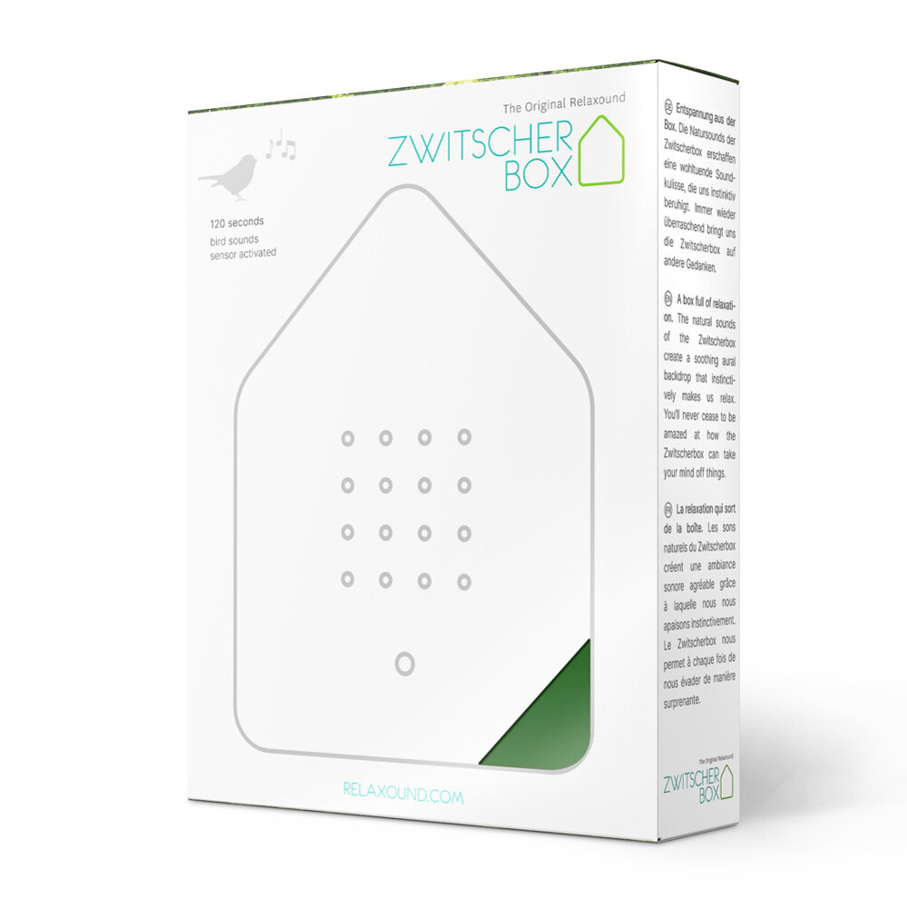 Zwitscherbox - Vogelhuisje met Bewegingssensor Groen
