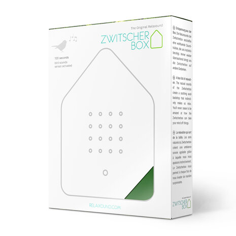 Zwitscherbox - Vogelhuisje met Bewegingssensor Groen