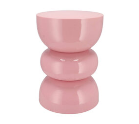 Melting Pot - Bijzettafel & Kruk Sephora Pink Metaal 32x45cm Melting Pot - Bijzettafel & Kruk Sephora Pink Metaal 32x45cm
