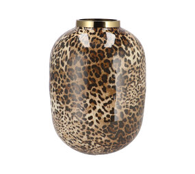 Melting Pot - Vaas Julie  Panter Metaal 28x36cm Melting Pot - Vaas Julie  Panter Metaal 28x36cm