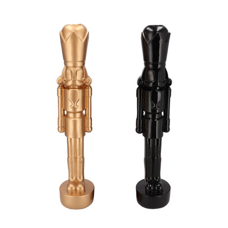 Melting Pot - Kandelaar Notenkraker 7x25cm 2 kleuren Melting Pot - Kandelaar Notenkraker 7x25cm 2 kleuren