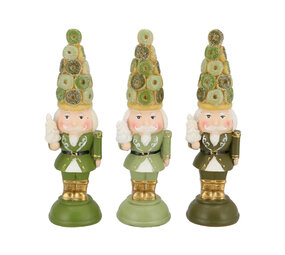 Melting Pot - Beeld Notenkraker Candy Green 10x31cm 3 tinten Melting Pot - Beeld Notenkraker Candy Green 10x31cm 3 tinten