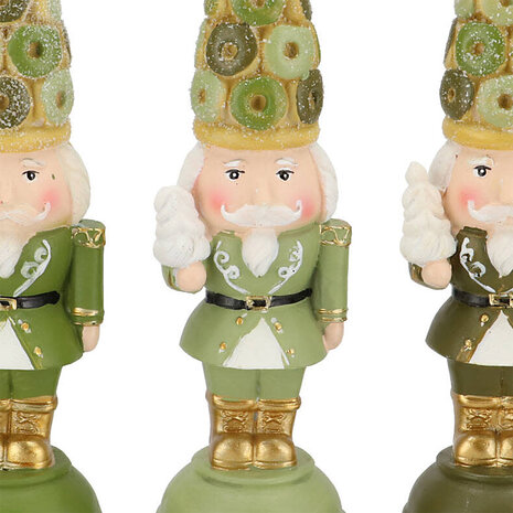 Melting Pot - Beeld Notenkraker Candy Green 10x31cm 3 tinten Melting Pot - Beeld Notenkraker Candy Green 10x31cm 3 tinten