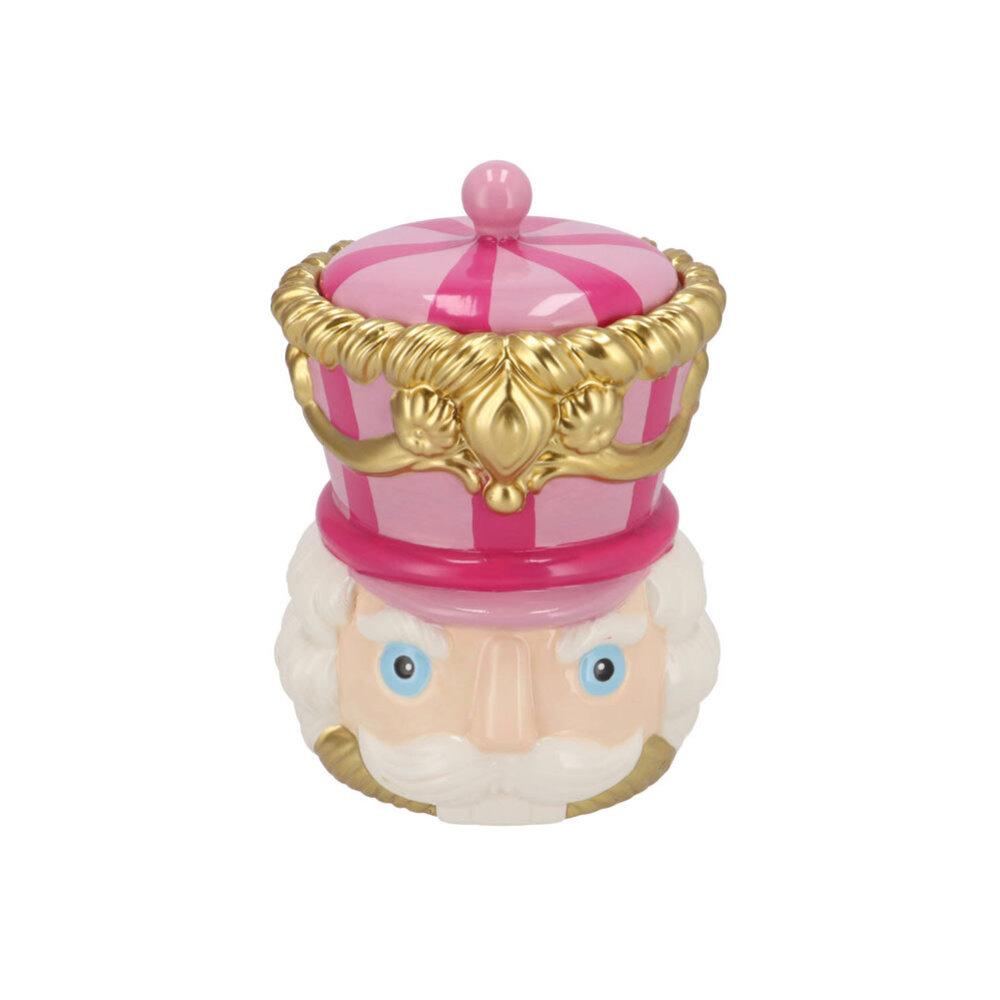 Melting Pot - Pot met Deksel Notenkraker Candy Keramiek 12x15cm - 2 Kleuren