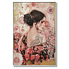 Melting Pot - Schilderij Vrouw met Tattoo op Canvas 83x123cm ingelijst Melting Pot - Schilderij Vrouw met Tattoo op Canvas 83x123cm ingelijst