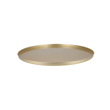 Melting Pot - Dienblad Majestic Rond Goud Metaal 26 of 37cm