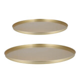 Melting Pot - Dienblad Majestic Rond Goud Metaal 26 of 37cm Melting Pot - Dienblad Majestic Rond Goud Metaal 26 of 37cm