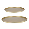 Melting Pot - Dienblad Majestic Rond Goud Metaal 26 of 37cm