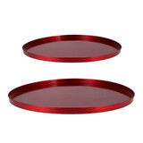 Melting Pot - Dienblad Jolly Rood Metaal in 2 maten