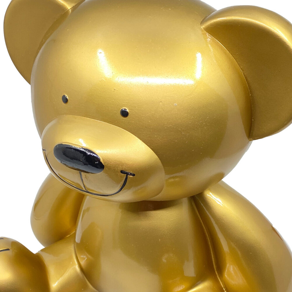 Melting Pot - Beeld Design Teddy Beer Zittend Goud 35x29cm