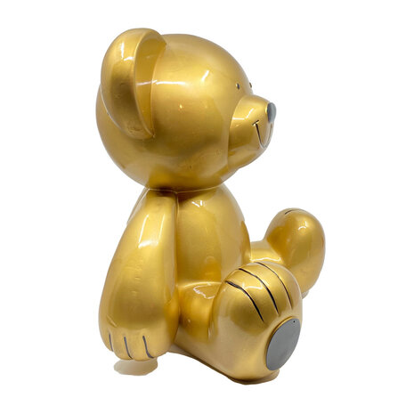 Melting Pot - Beeld Design Teddy Beer Zittend Goud 35x29cm