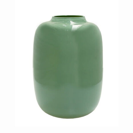 Melting Pot - Vaas Artic Licht-Groen Glas 21x29cm Melting Pot - Vaas Artic Licht-Groen Glas 21x29cm