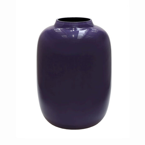 Melting Pot - Vaas Artic Donker-Paars Glas 21x29cm Melting Pot - Vaas Artic Donker-Paars Glas 21x29cm