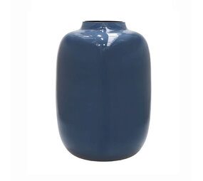 Melting Pot - Vaas Artic Blauw Glas 21x29cm Melting Pot - Vaas Artic Blauw Glas 21x29cm