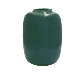 Melting Pot - Vaas Artic Donker-Groen Glas 21x29cm Melting Pot - Vaas Artic Donker-Groen Glas 21x29cm
