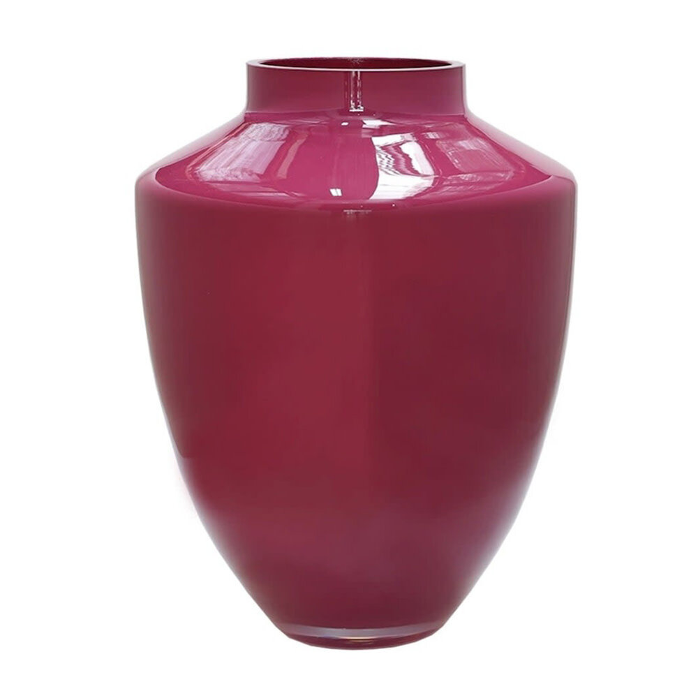 Melting Pot - Vaas Tugela Bordeaux-Mauve Glas 28x35cm Melting Pot - Vaas Tugela Bordeaux-Mauve Glas 28x35cm