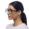 Okkia - Leesbril LAURA Round Havana Blue OK024HB Okkia - Leesbril LAURA Round Havana Blue OK024HB