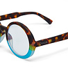 Okkia - Leesbril LAURA Round Havana Blue OK024HB Okkia - Leesbril LAURA Round Havana Blue OK024HB
