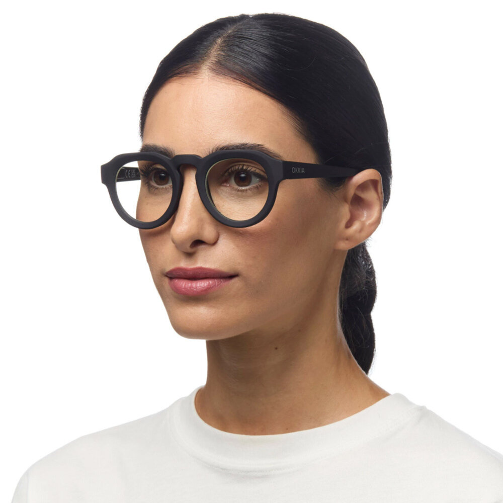 Okkia - Leesbril ZENO Round Black OK042BK