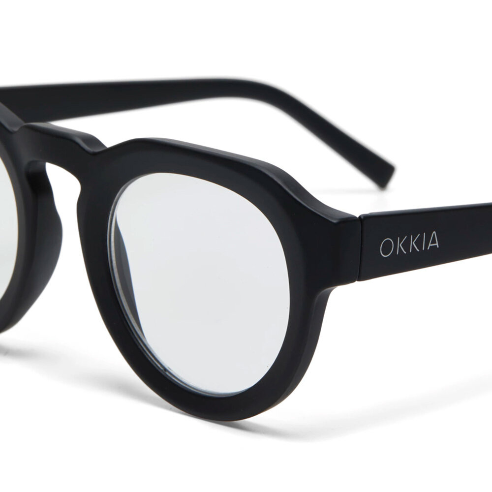 Okkia - Leesbril ZENO Round Black OK042BK