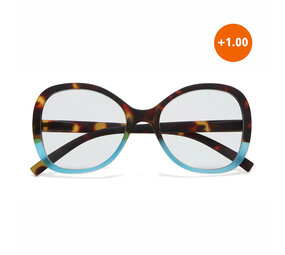 Okkia - Leesbril VERONA Butterfly Havana Blue OK049HB Okkia - Leesbril VERONA Butterfly Havana Blue OK049HB