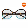 Okkia - Leesbril VERONA Butterfly Havana Blue OK049HB Okkia - Leesbril VERONA Butterfly Havana Blue OK049HB