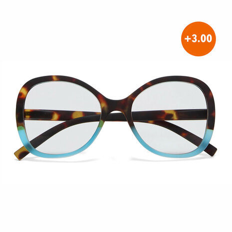 Okkia - Leesbril VERONA Butterfly Havana Blue OK049HB