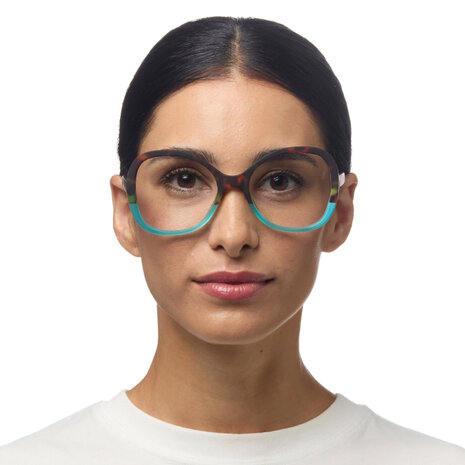 Okkia - Leesbril VERONA Butterfly Havana Blue OK049HB