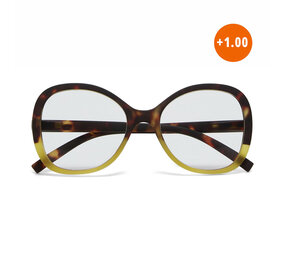 Okkia - Leesbril VERONA Butterfly Havana Yellow OK049HY Okkia - Leesbril VERONA Butterfly Havana Yellow OK049HY