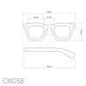 Okkia - Leesbril FIRENZE Square Classic Havana OK058CH Okkia - Leesbril FIRENZE Square Classic Havana OK058CH