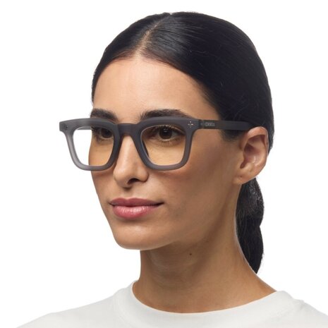 Okkia - Leesbril FIRENZE Square Translucent Smoke OK058TSM