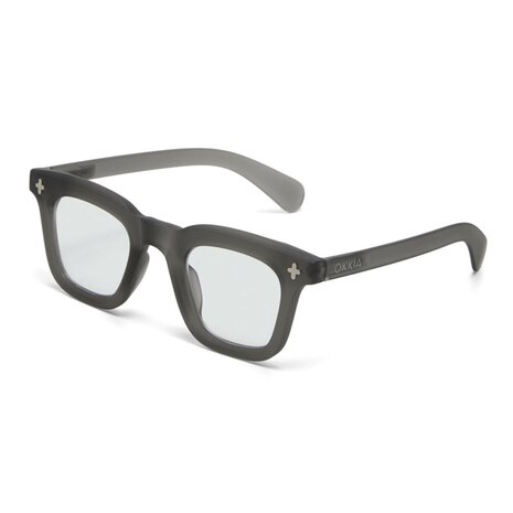 Okkia - Leesbril FIRENZE Square Translucent Smoke OK058TSM