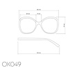 Okkia - Leesbril VERONA Butterfly Havana Pink OK049HP Okkia - Leesbril VERONA Butterfly Havana Pink OK049HP