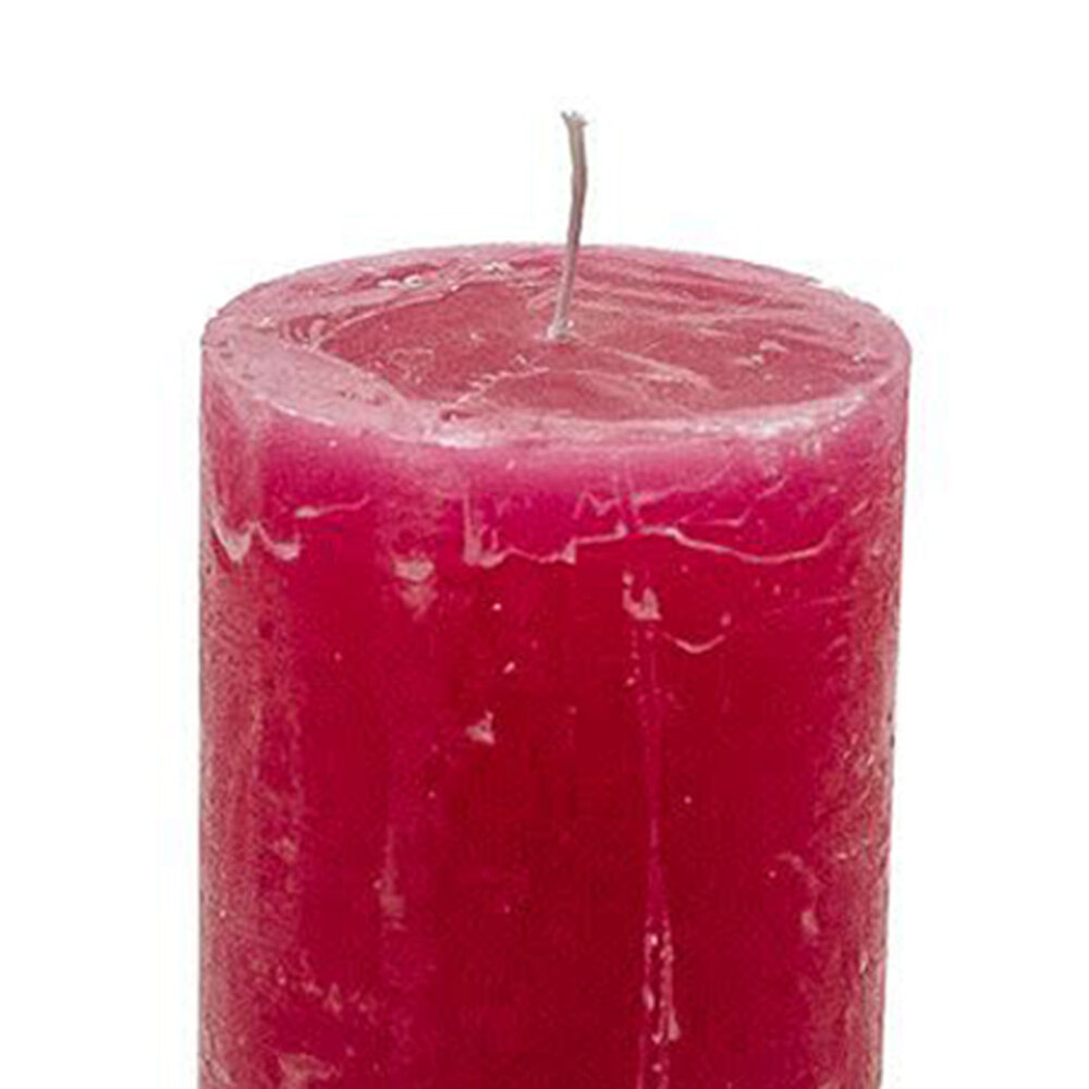 Branded By - Branded Blok Kaars Fuchsia Roze 7x10cm Branded By - Branded Blok Kaars Fuchsia Roze 7x10cm