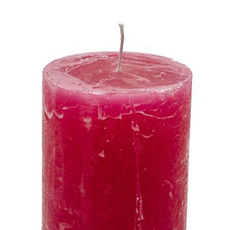 Branded By - Branded Blok Kaars Fuchsia Roze 7x10cm Branded By - Branded Blok Kaars Fuchsia Roze 7x10cm