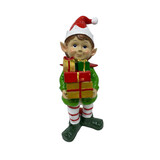 Melting Pot - Beeld Kerst Elf Jongen Kado Multicolor 10x25cm Melting Pot - Beeld Kerst Elf Jongen Kado Multicolor 10x25cm