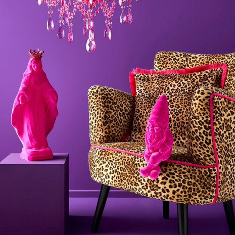 Werns - Beeld Madonna met Kroon Flock 23x52cm in 2 kleuren Werns - Beeld Madonna met Kroon Flock 23x52cm in 2 kleuren