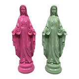 Werns - Beeld Madonna Kunststof 12x33cm in 2 kleuren Werns - Beeld Madonna Kunststof 12x33cm in 2 kleuren