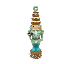Melting Pot - Beeld Notenkraker Candy met Lolly Pastel 9x28cm Melting Pot - Beeld Notenkraker Candy met Lolly Pastel 9x28cm