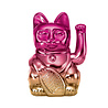 Donkey - Lucky Cat -Gaming Player 2- Shiny Pink-Yellow 10x15cm - Limited Edition