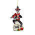 Kerstbal Dia de Los Muertos Violist Glas 7x13cm Kerstbal Dia de Los Muertos Violist Glas 7x13cm
