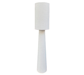 Colmore - Vloer Lamp Amice Ivoor Wit Stof 28x138cm set met kap Colmore - Vloer Lamp Amice Ivoor Wit Stof 28x138cm set met kap