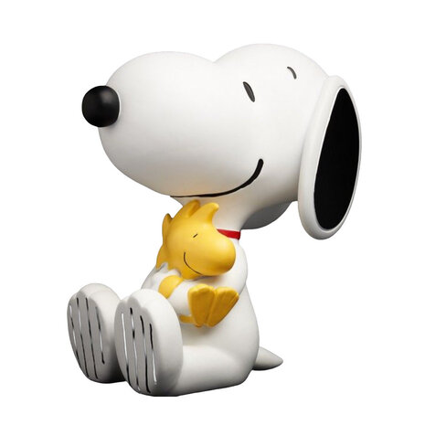 Blogo Design - Beeld Snoopy & Woodstock Wit Kunststof 14x25cm