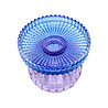 Melting Pot - Kandelaar Bol Blauw-Lila Glas 10x9cm voor blokkaars Melting Pot - Kandelaar Bol Blauw-Lila Glas 10x9cm voor blokkaars
